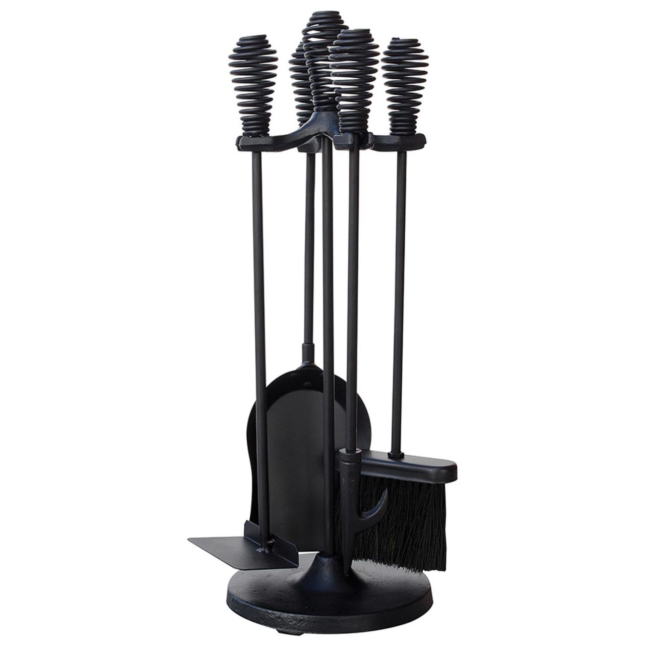 5-Piece Mini Fireset with Black Finish