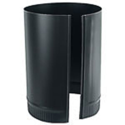 8" x 12" 24-Ga. Snap-Lock Black Stovepipe