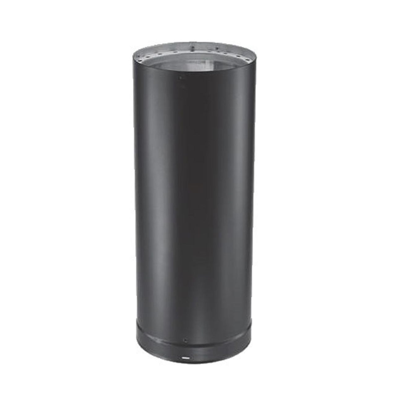 DuraVent DVL 8'' x 24'' DVL Double-Wall Black Stove Pipe - 8824