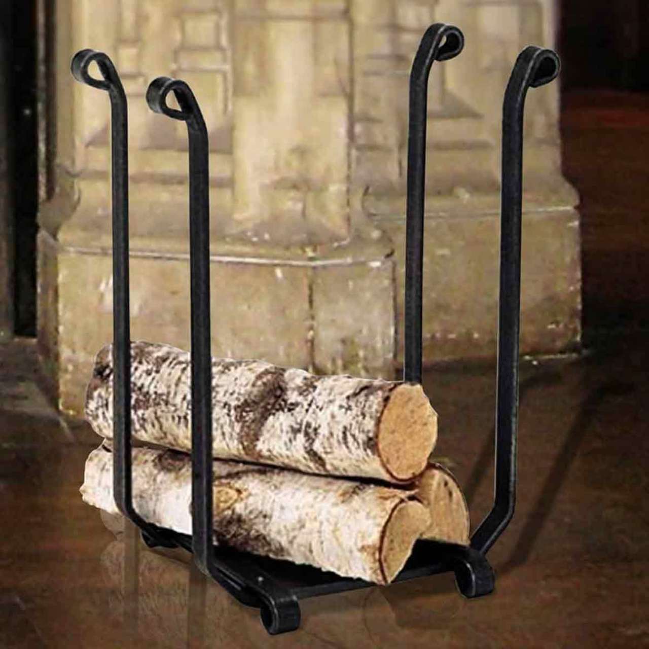 Large Blacksmith Wood Holder Vintage Iron – Northline Express