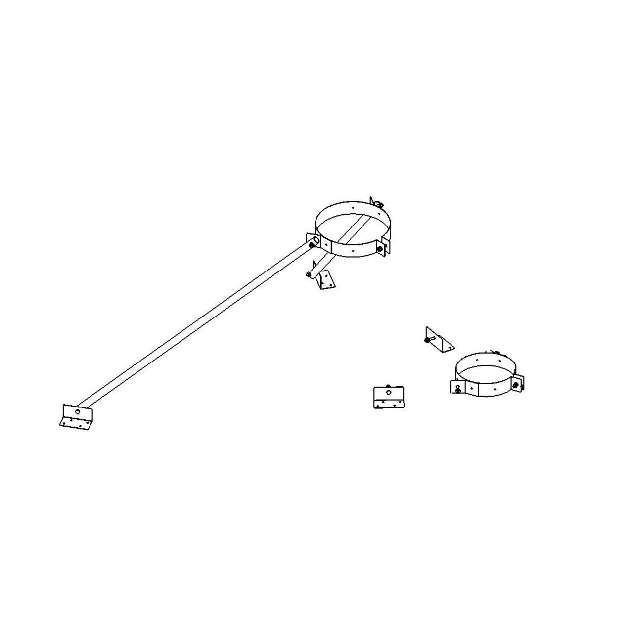 6" Extended Roof Bracket