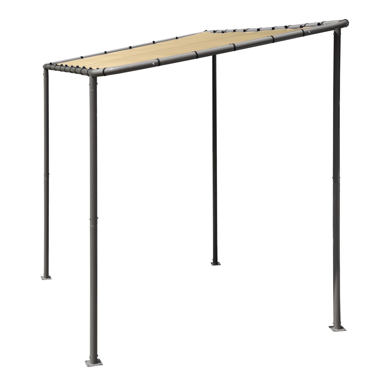 Solano 10' x 6' Gazebo Canopy - Tan - Less Than Perfect