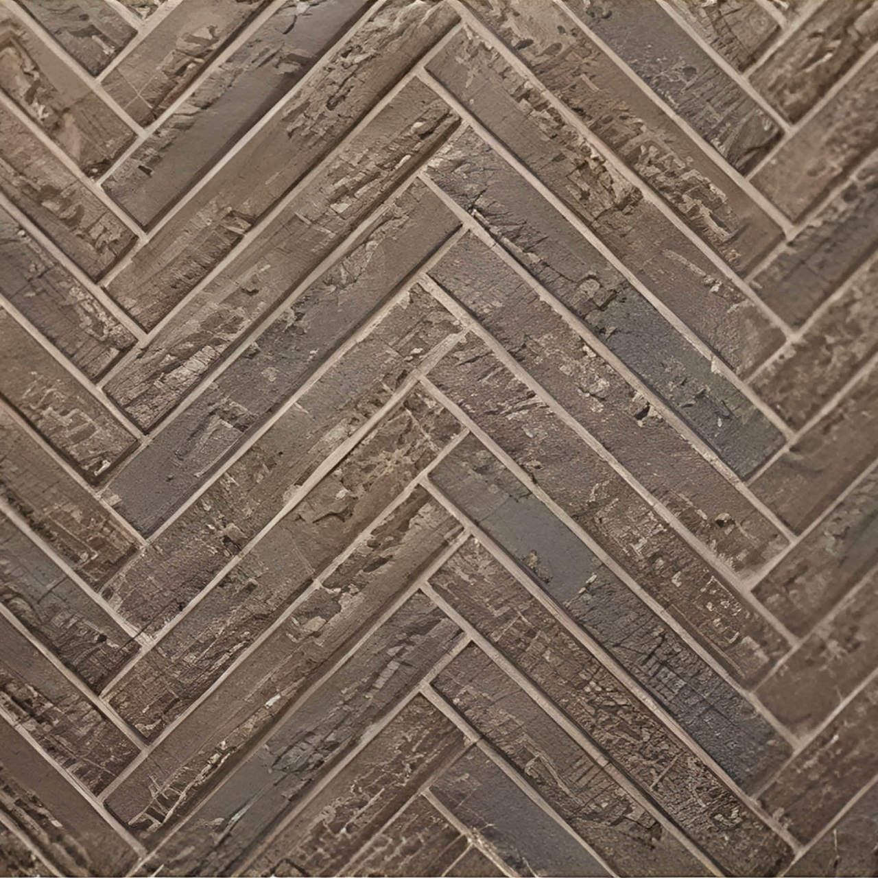 Outdoor Lifestyles Brown Herringbone Refractory for 42" Courtyard Fireplace - ODCOUG-42BHR