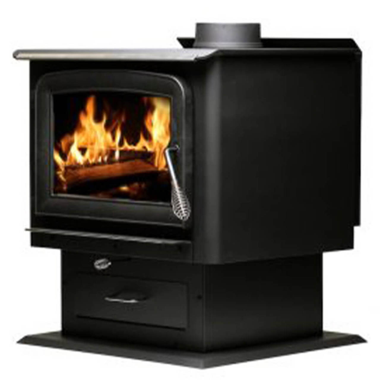 Ashley 2,500 Sq. Ft. Pedestal Wood Stove - AW2520E-P