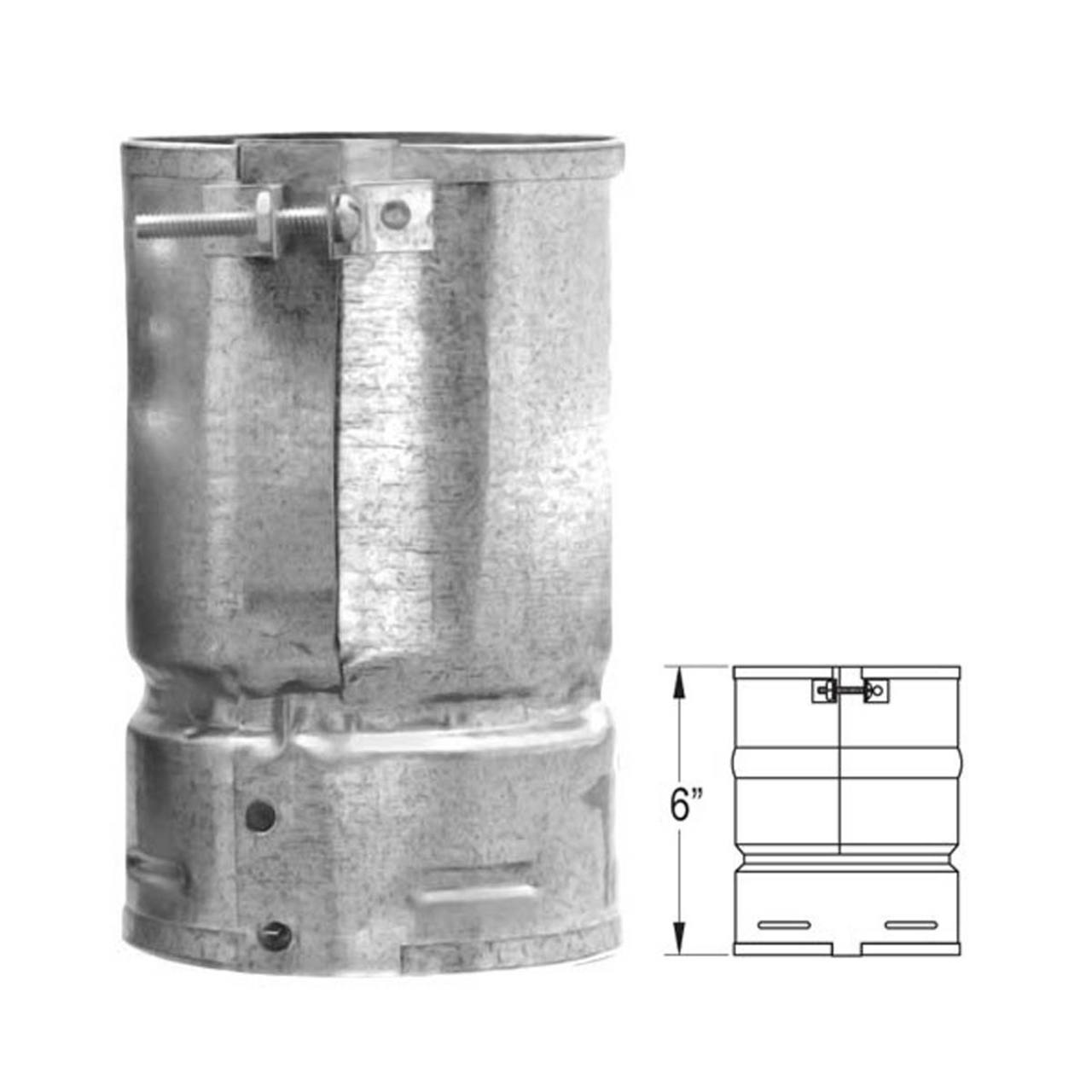 5'' DuraFlexAL Female Flex Adapter - 5DFA-FA