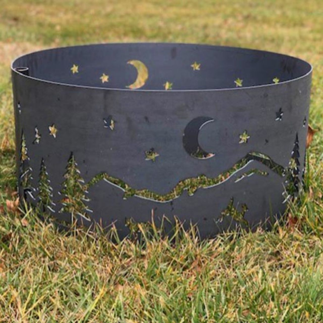 30" Wood Burning Firepit Rings - Multiple Design Options