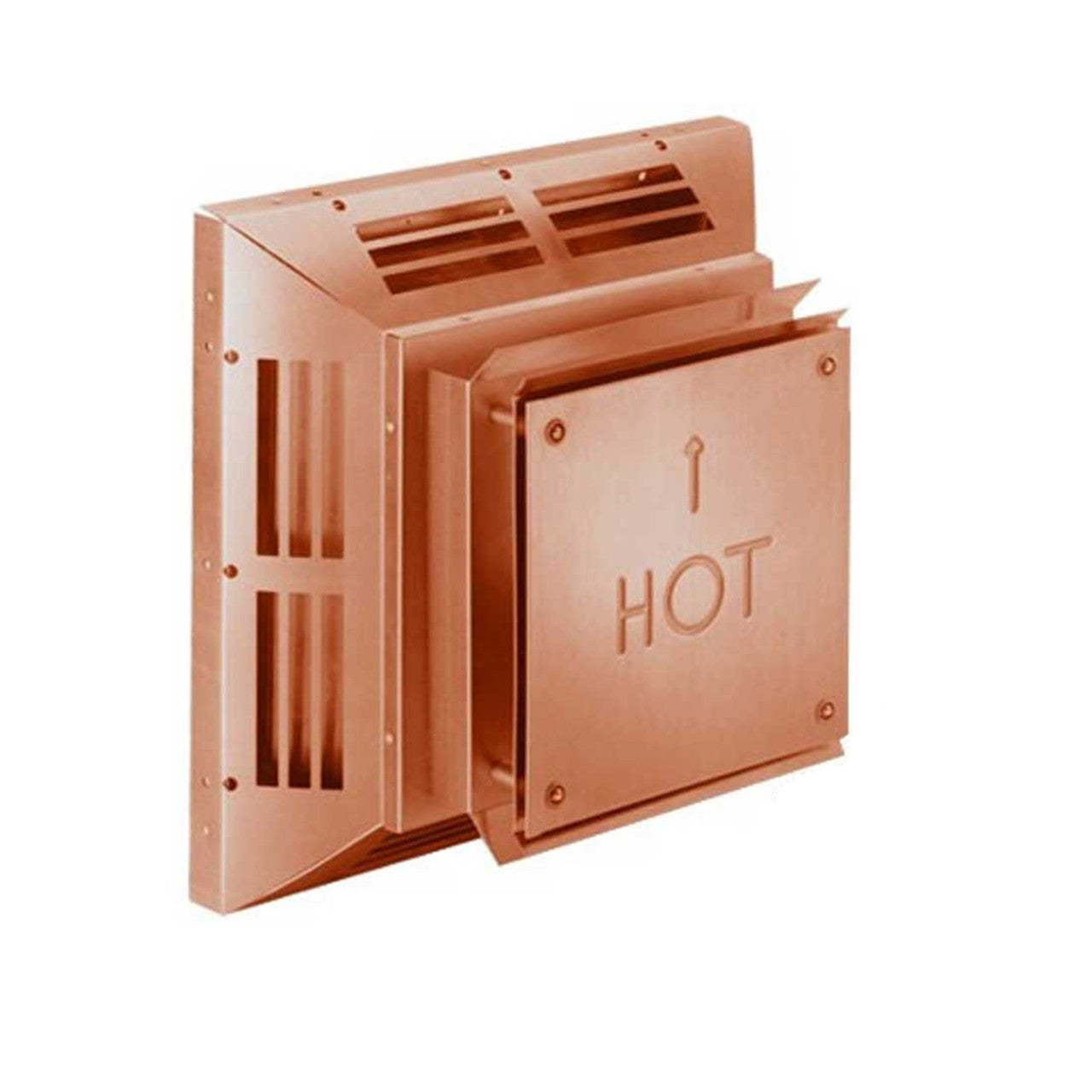 4'' x 6 5/8'' DirectVent Pro Copper Square Horizontal Termination