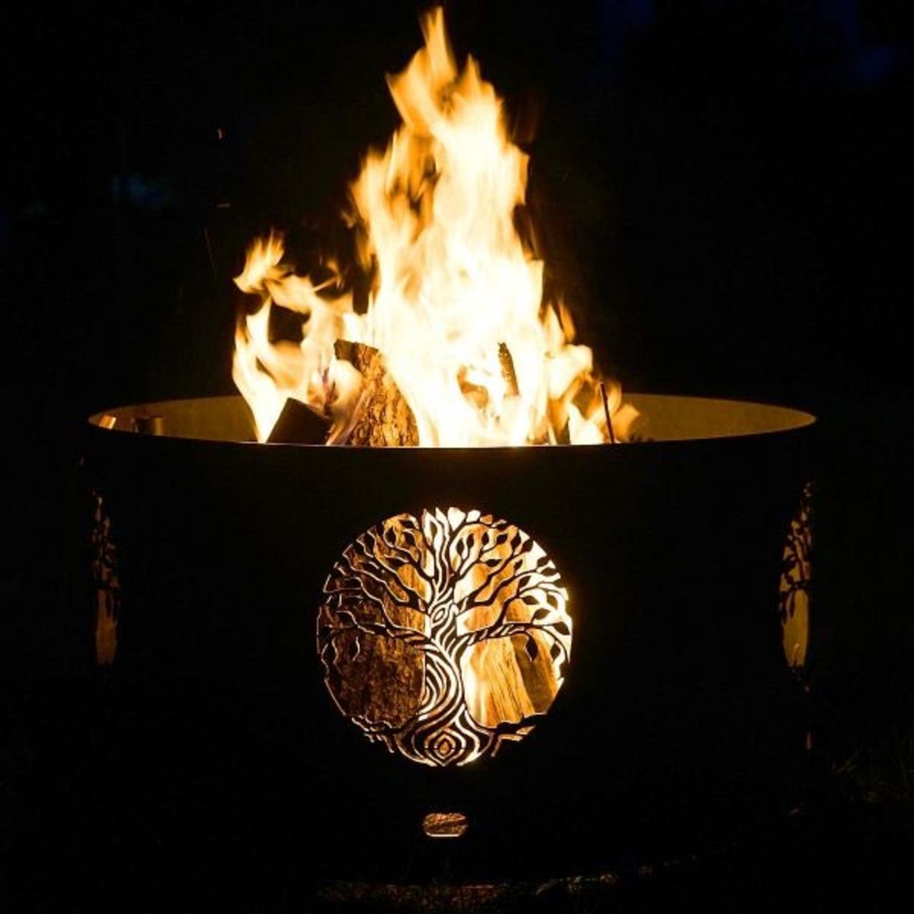 30" Wood Burning Firepit Rings - Multiple Design Options