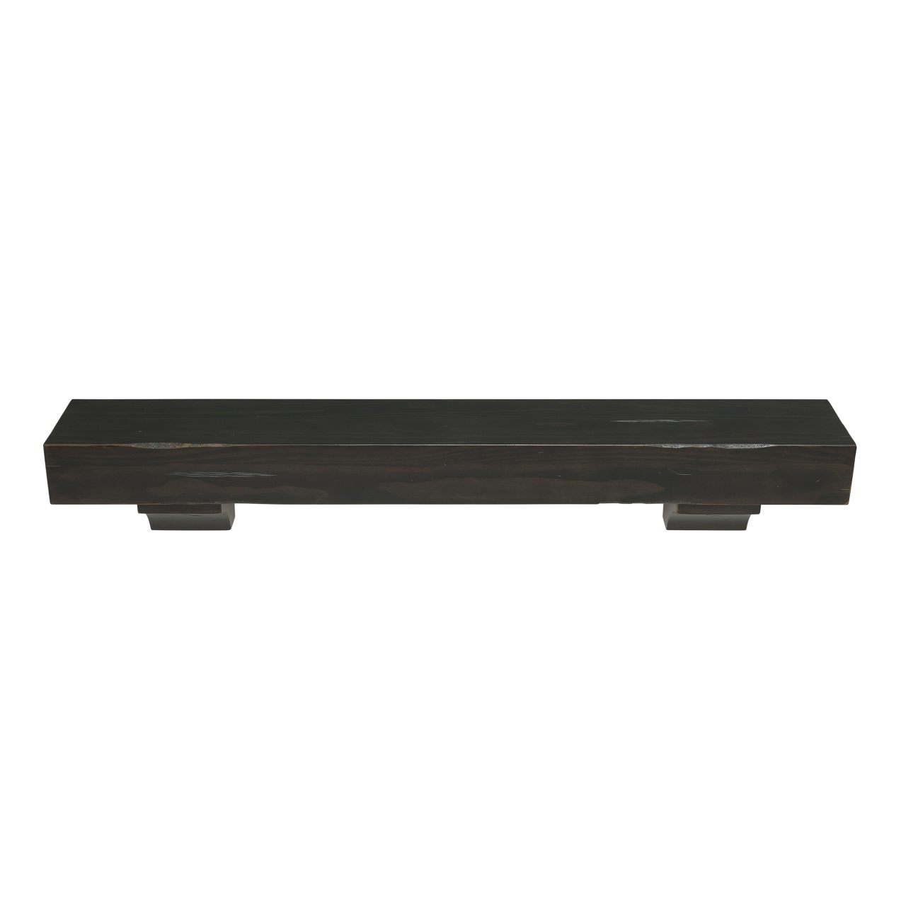 72" Shenandoah Fireplace Shelf by Pearl Mantels - Espresso Distressed Finish