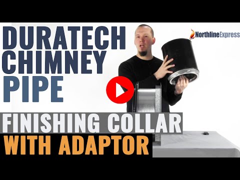 8" DuraTech Finishing Collar with Adapter - 8DT-FC