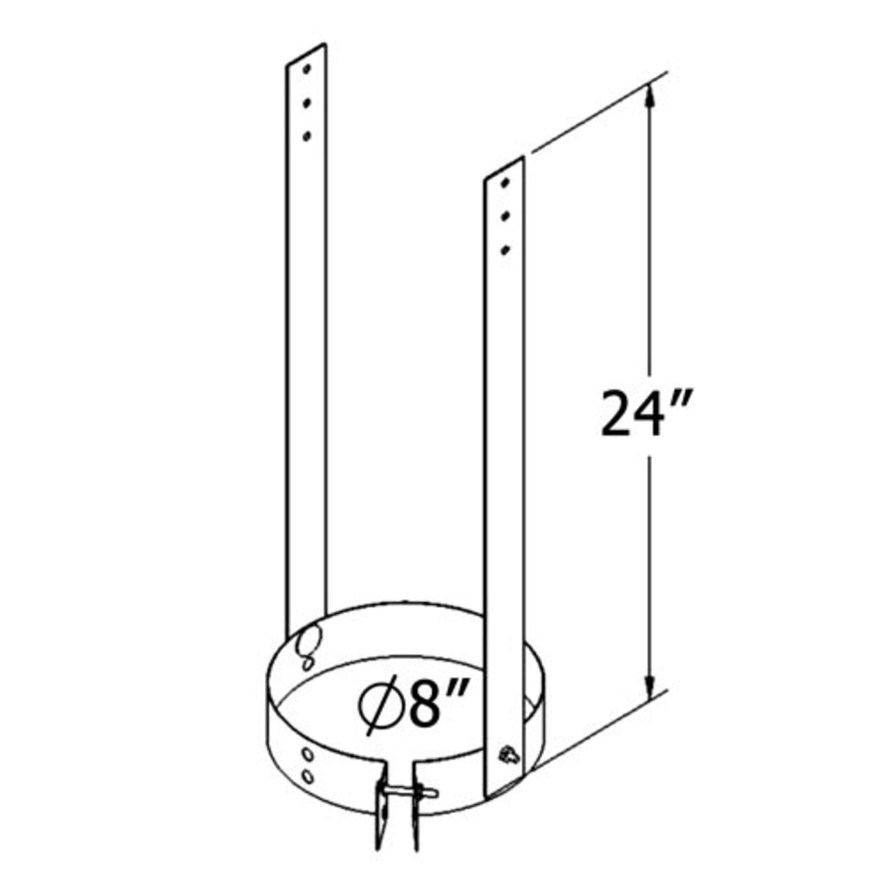 6" Shasta Vent 15 Degree Elbow Kit