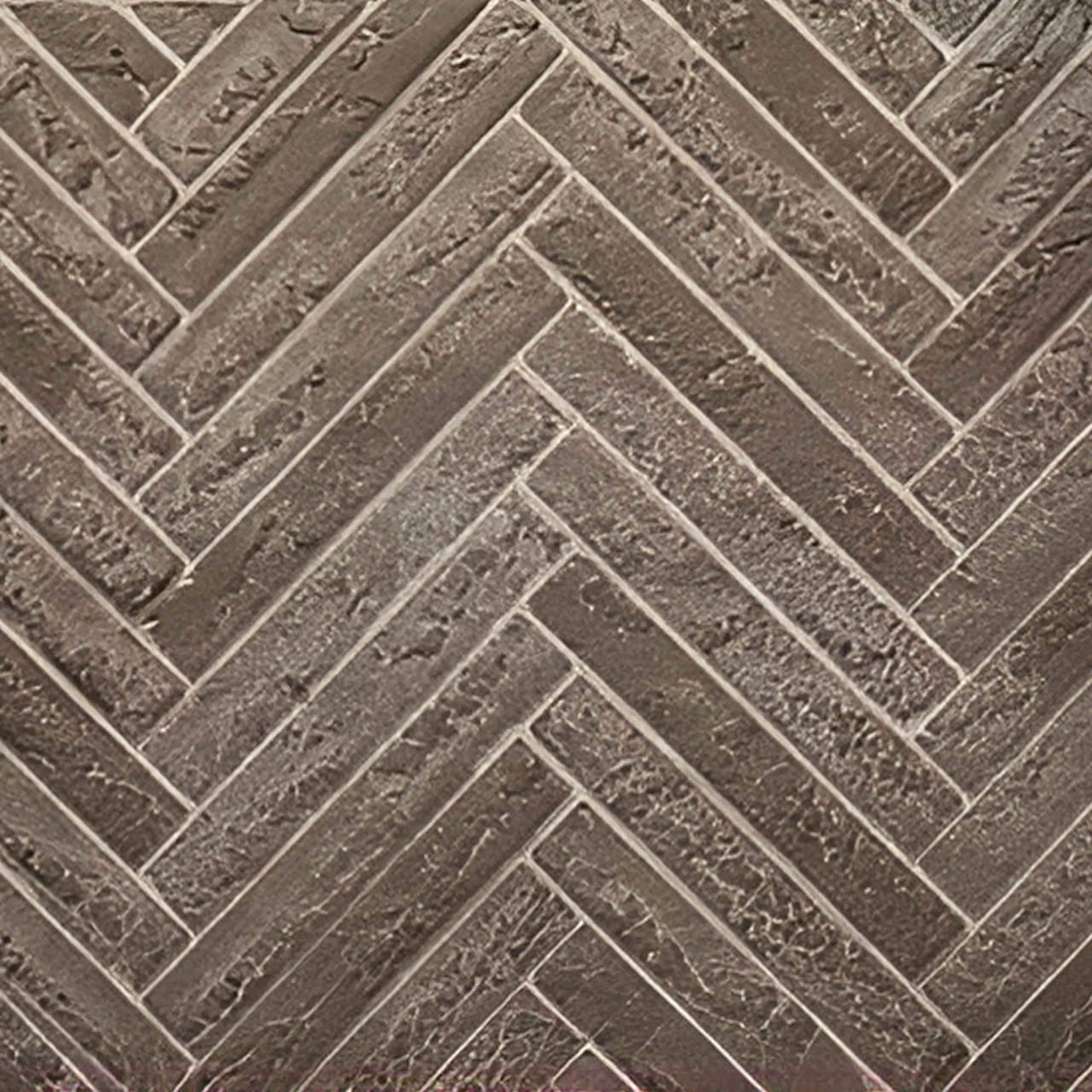 Gray Herringbone Refractory for Outdoor Lifestyles 36" Courtyard Fireplace - ODCOUG-36GHR