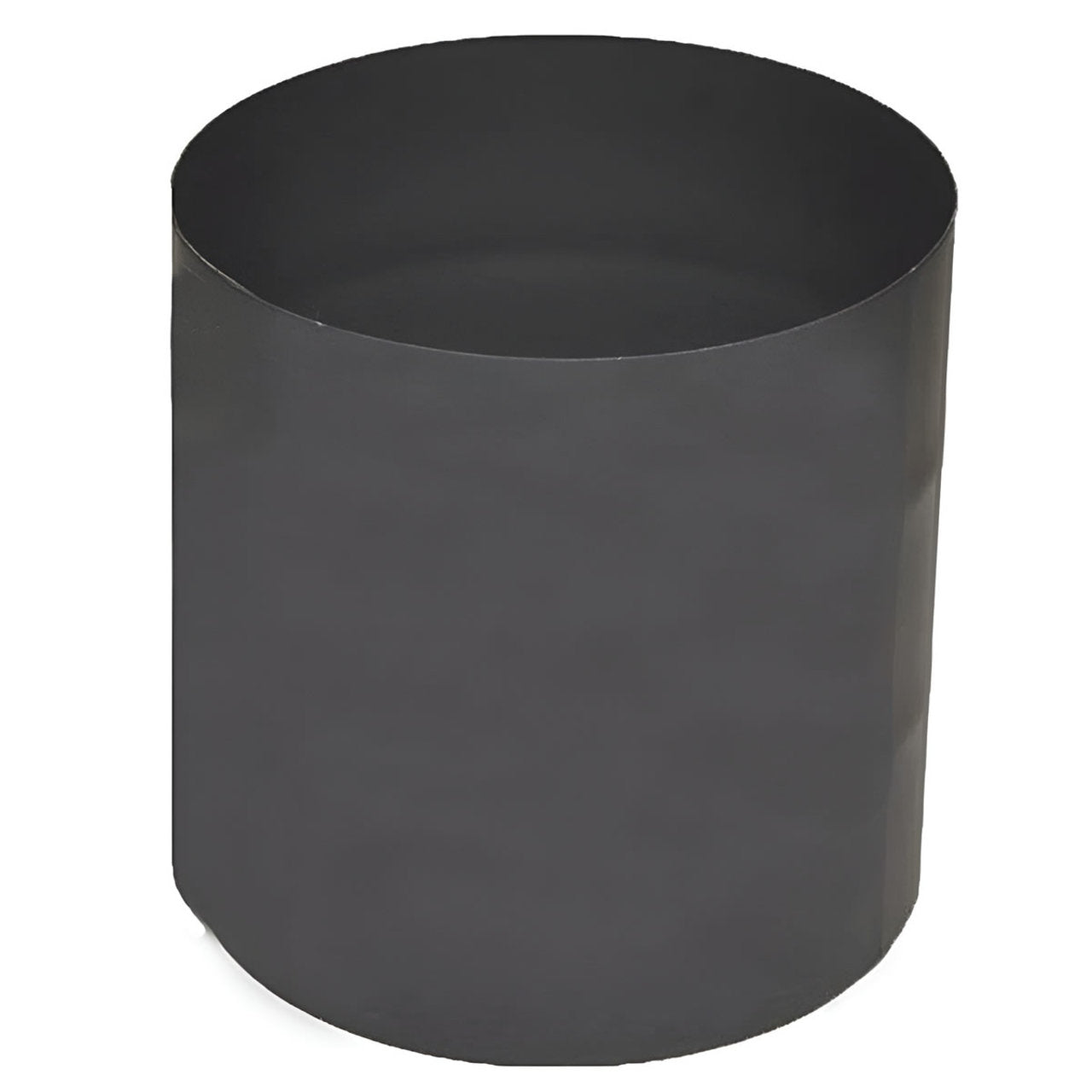 6" Ventis Single-Wall Black Stove Pipe 22-Gauge Cold-Rolled Steel - Male To Male Adaptor - VSB06MM