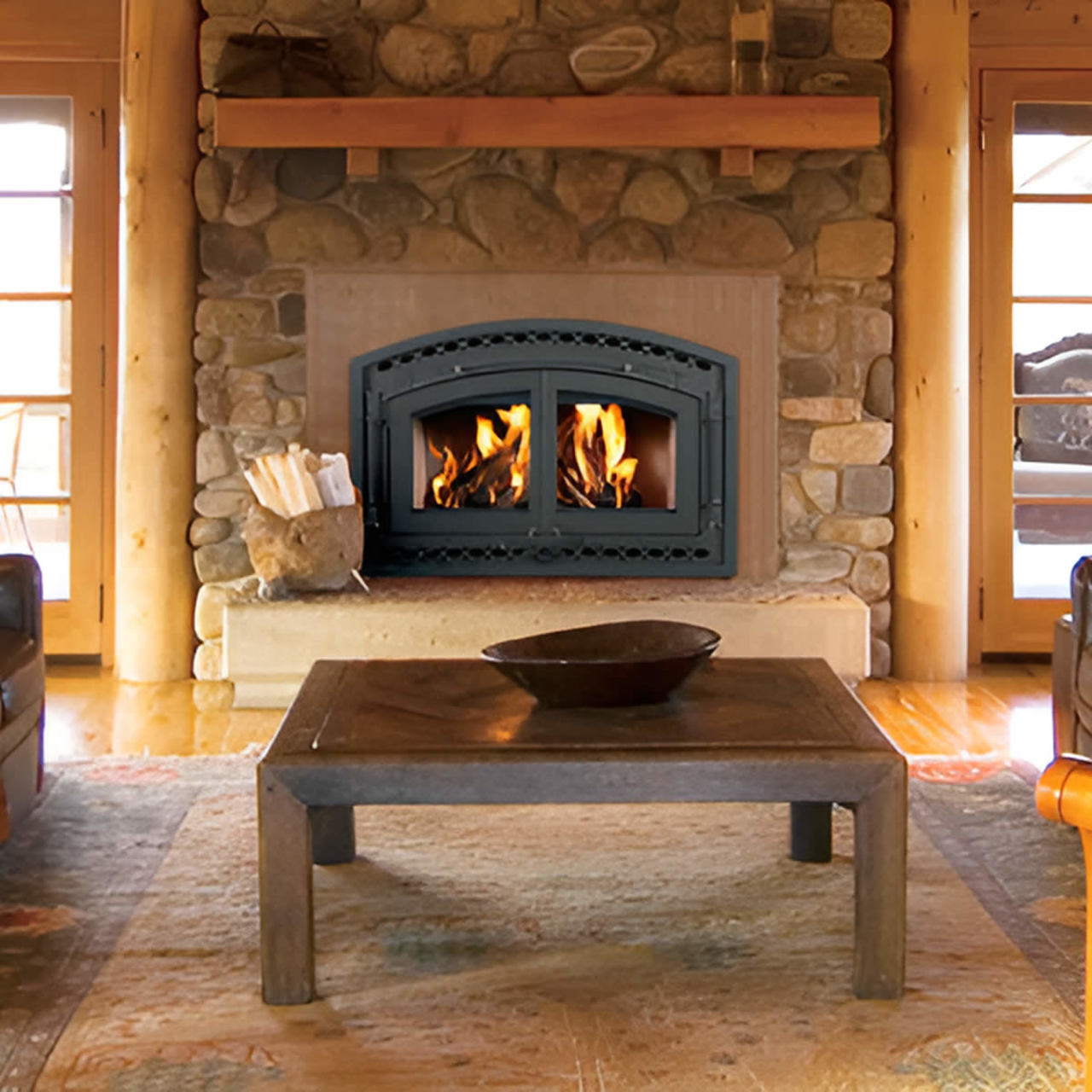 Superior EPA Certified CAT Wood-Burning Fireplace | Front Open