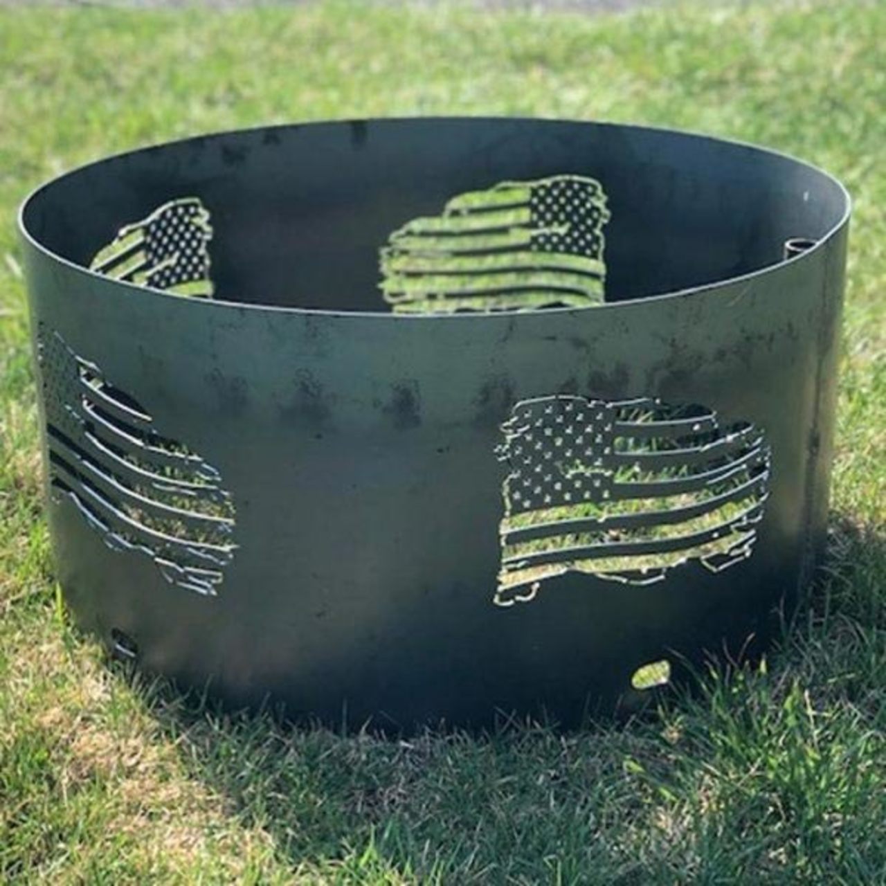 30" Wood Burning Firepit Rings - Multiple Design Options