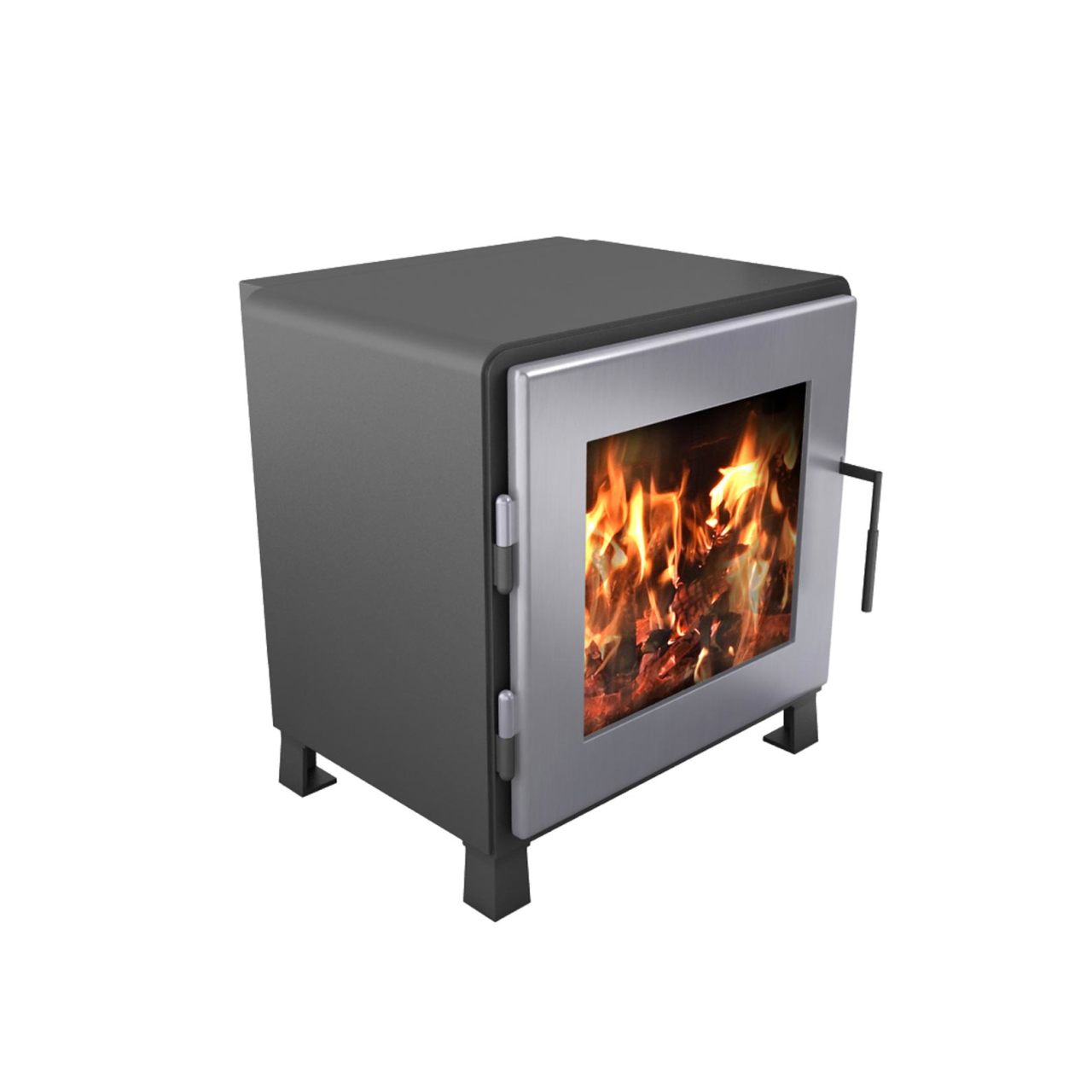 Nova 2 Wood Burning Stove - Charcoal