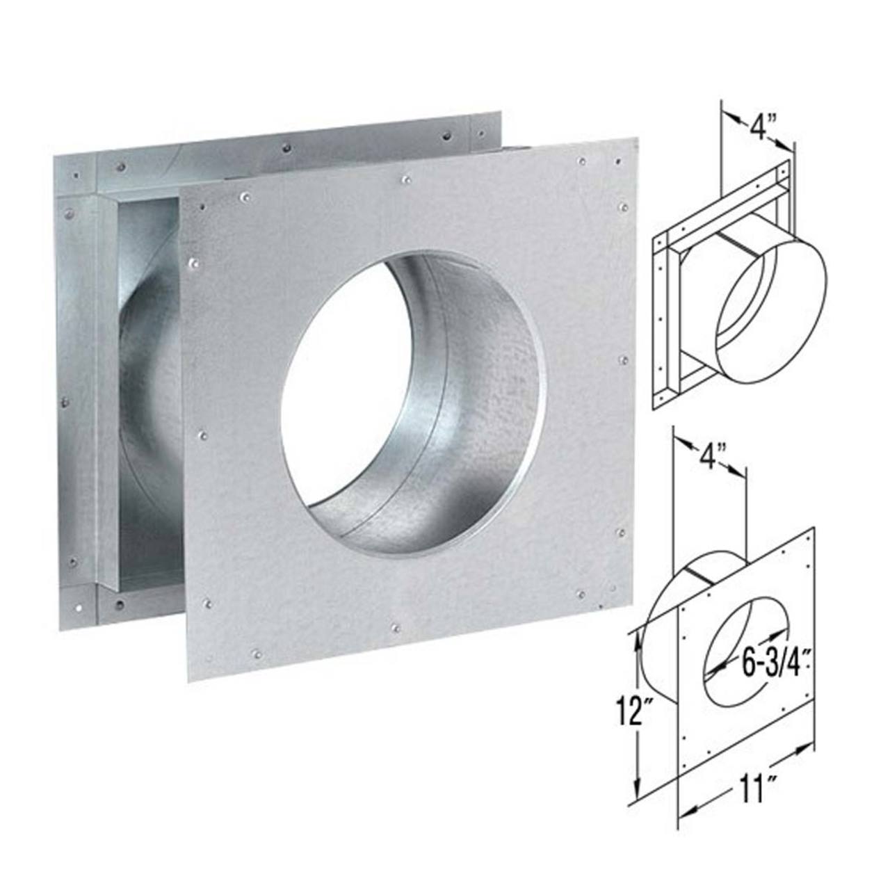 4" x 6 5/8" DirectVent Pro Wall Thimble
