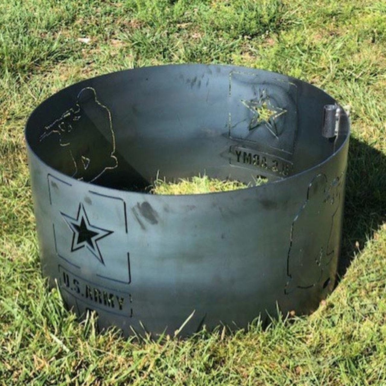 30" Wood Burning Firepit Rings - Multiple Design Options