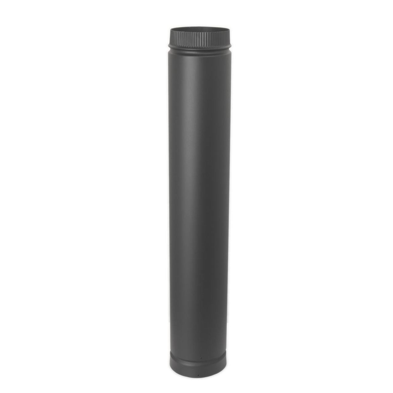 8'' DSP 38'' to 68'' Double Wall Telescoping Black Stovepipe
