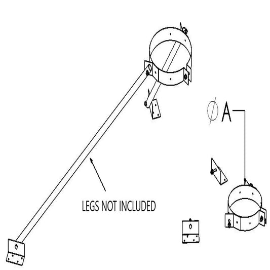 8" Extended Roof Bracket