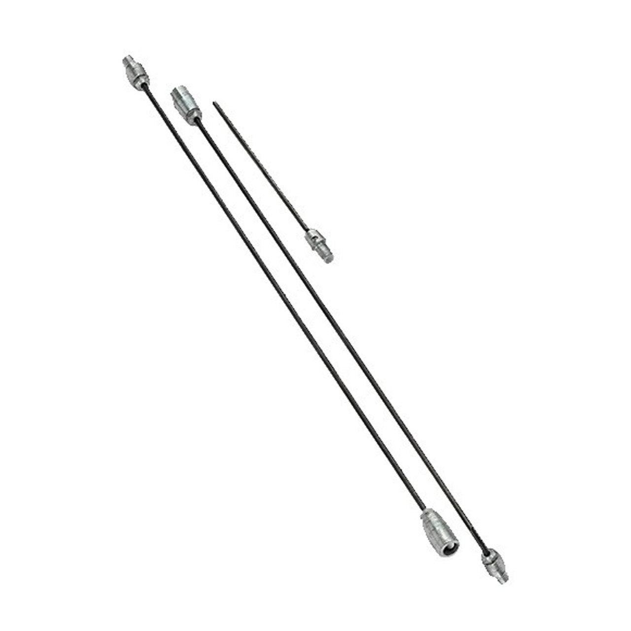 Rotary 5 Foot Steel Chimney Brush Rod - Black