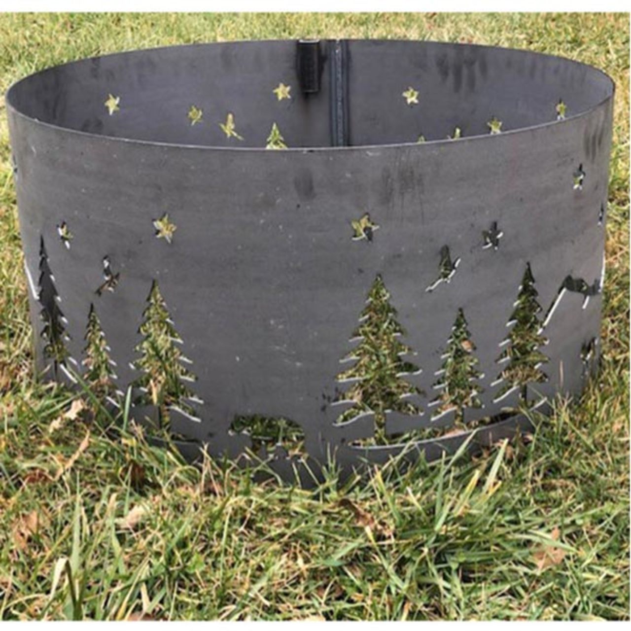 30" Wood Burning Firepit Rings - Multiple Design Options