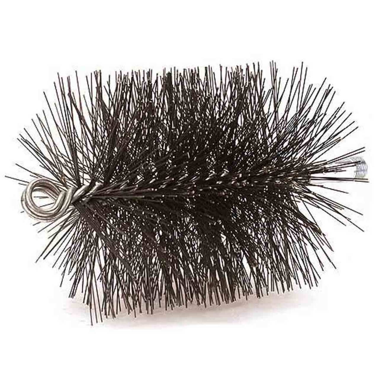 6" Round Heavy-Duty (Wire) Chimney Brush 3/8" NPT - 33066