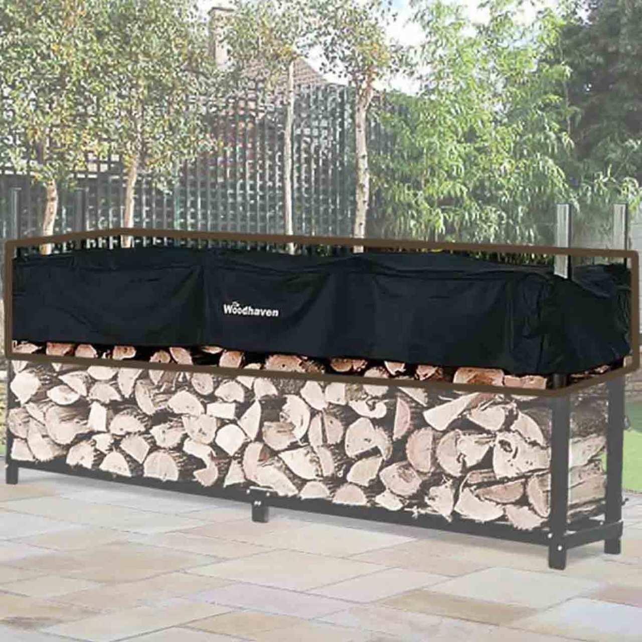 96'' Replacement Woodhaven Firewood Rack Cover