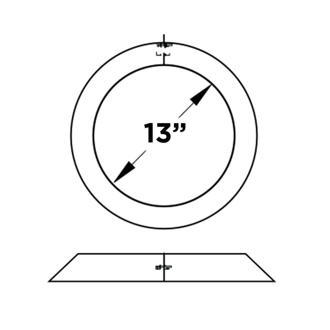 10" DuraChimney II Storm Collar - 10DCA-SC
