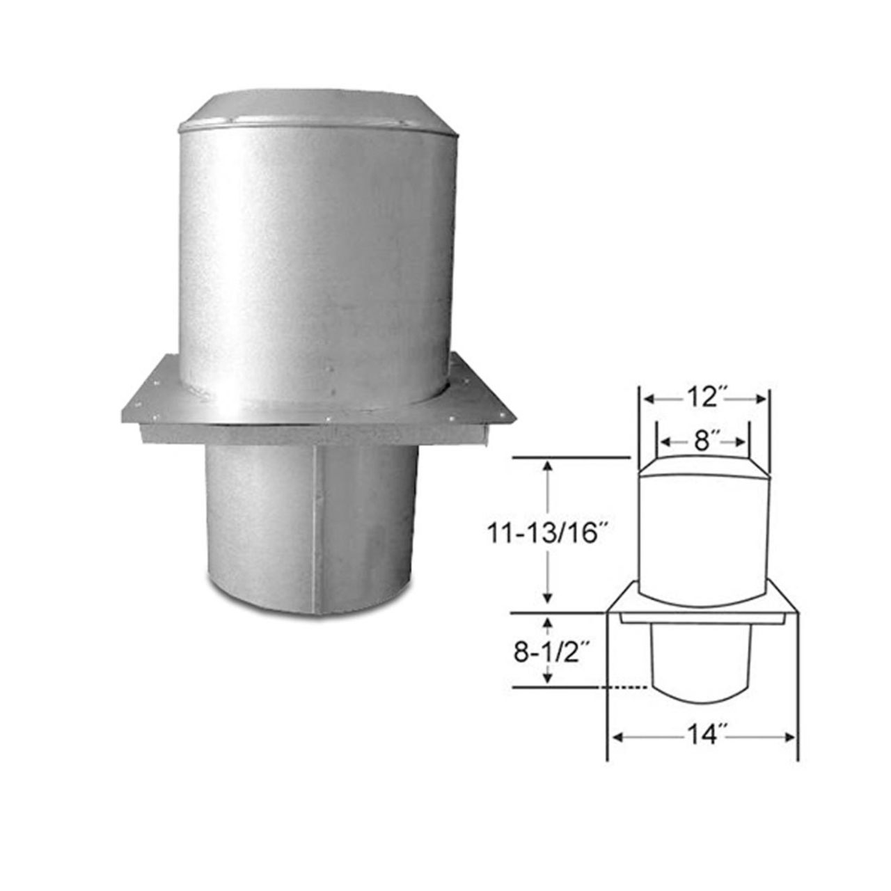 6" Selkirk Attic Insulation Shield - 206490
