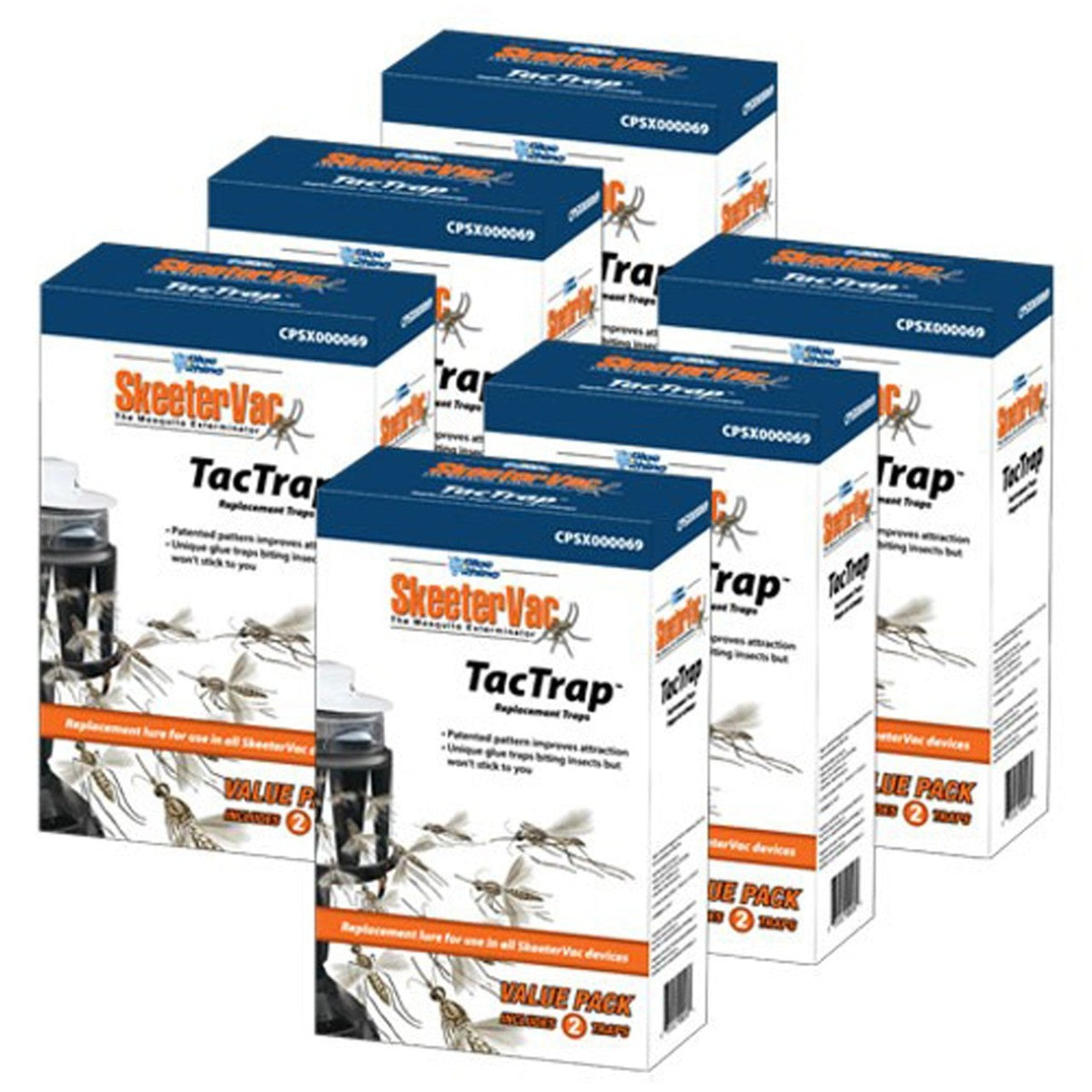 Skeetervac Tac Trap Refills - 6 Pack