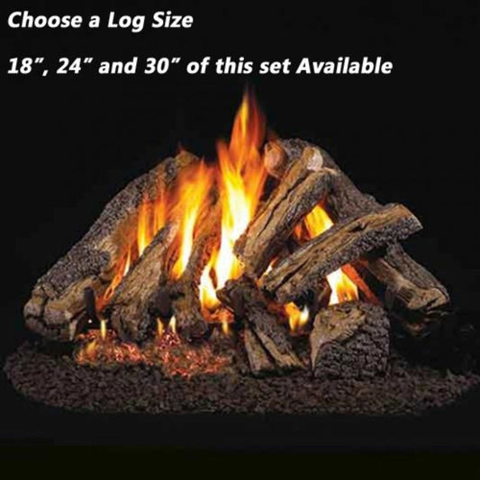 18''-30'' Peterson Real Fyre Western Campfyre Vented Gas Log Kit