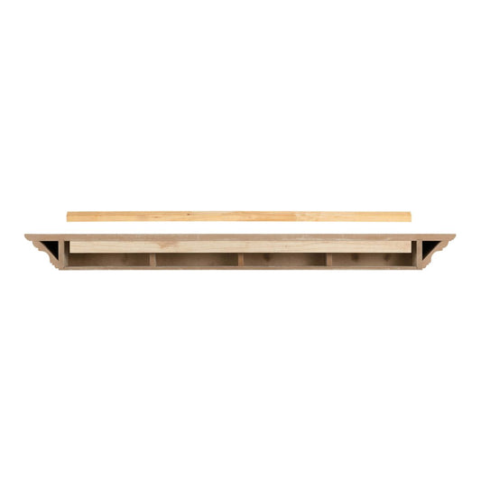 48" Crestwood MDF Fireplace Shelf by Pearl Mantels - White Paint Finish