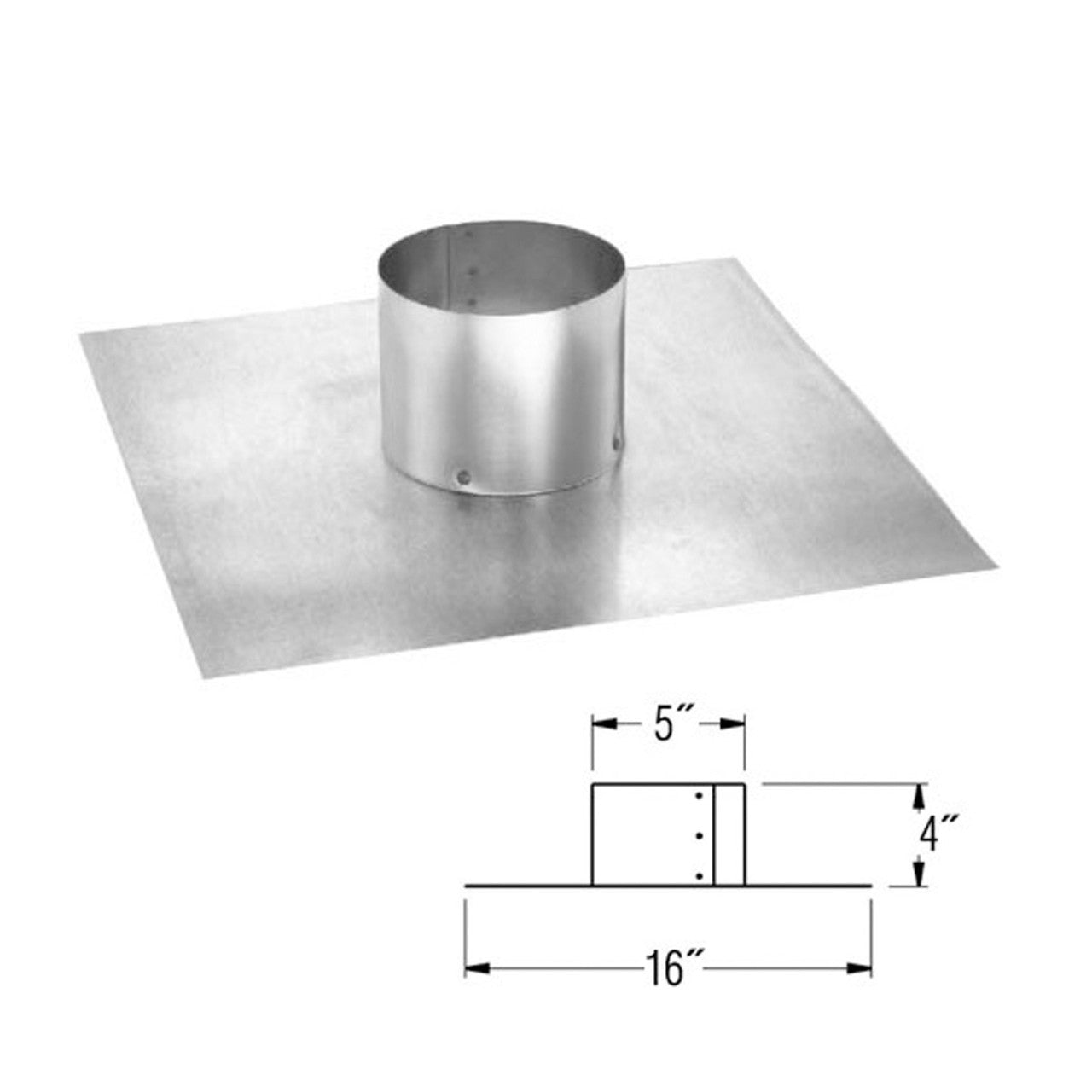 4" DuraFlexAL Top Plate - 4DFA-TP