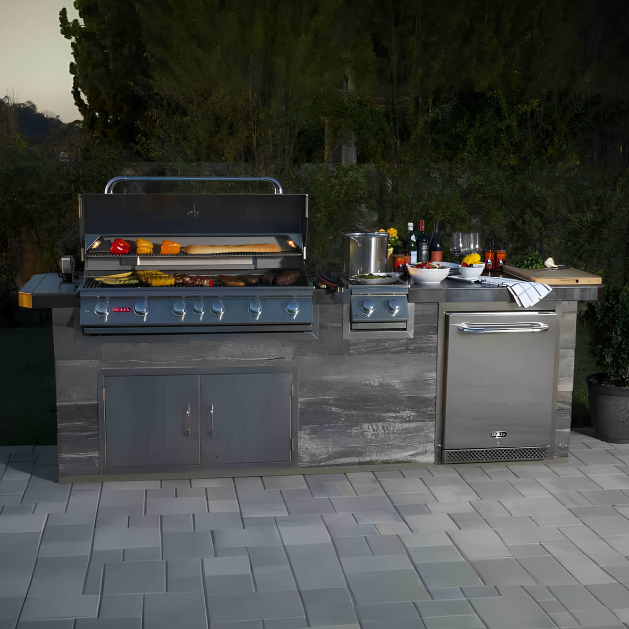 Bull 46" Diablo 6-Burner Drop In Grill - NG 62649