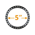 5'' Snap Lock Stove Pipe