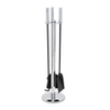 Nickel Fireplace Tool Sets