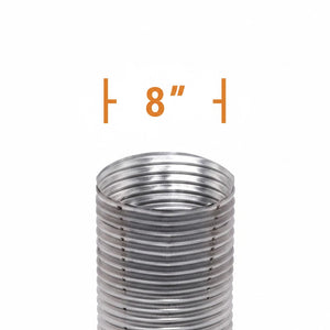 8'' DuraFlex Stainless Steel Chimney Liner