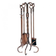 Copper Fireplace Tool Sets