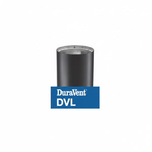 6'' DVL Double Wall Black Stove Pipe