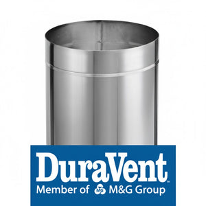 8'' DuraBlack Stainless Single Wall Stove Pipe