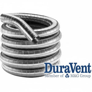 8'' DuraFlex Aluminum Chimney Liner (Gas)