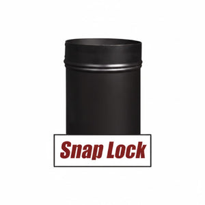 8'' Snap-Lock Single Wall Stove Pipe