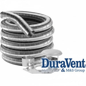 3'' DuraFlex Aluminum Gas Chimney Liner