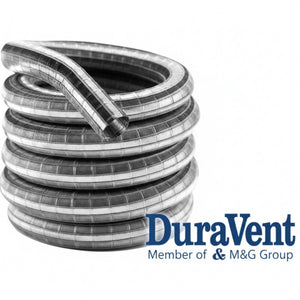 4'' DuraFlex Aluminum Gas Chimney Liner