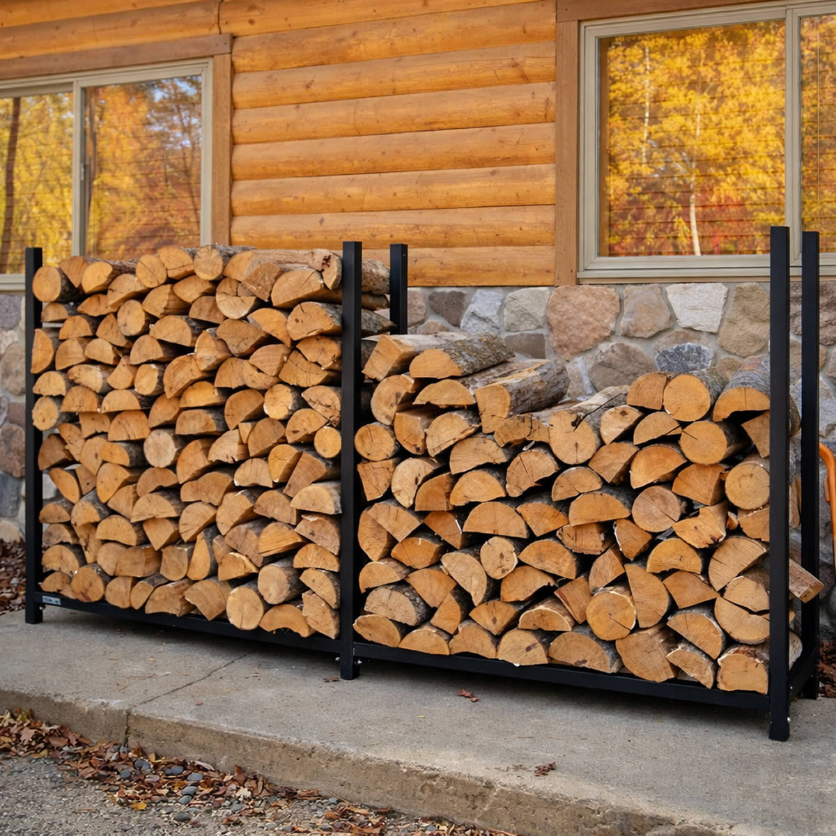 WoodEze 1 Face Cord Firewood Rack | Ships Quick! – Northline Express