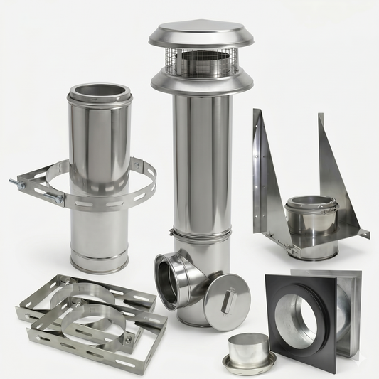 6'' Shasta Vent Thru The Wall Kit