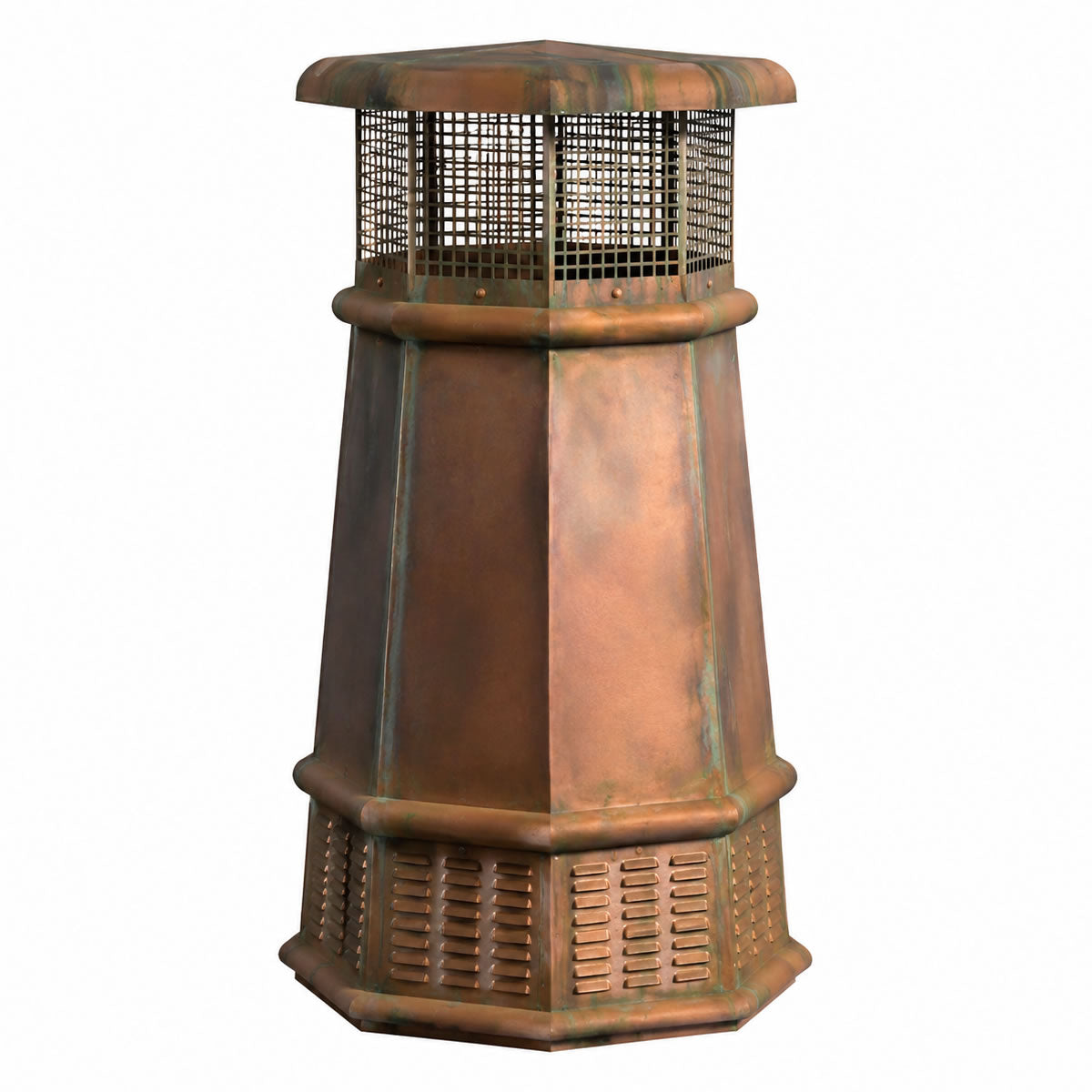 Queen European Copper Chimney Pot
