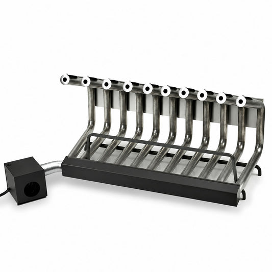 10 Tube Fireplace Heater-With Blower