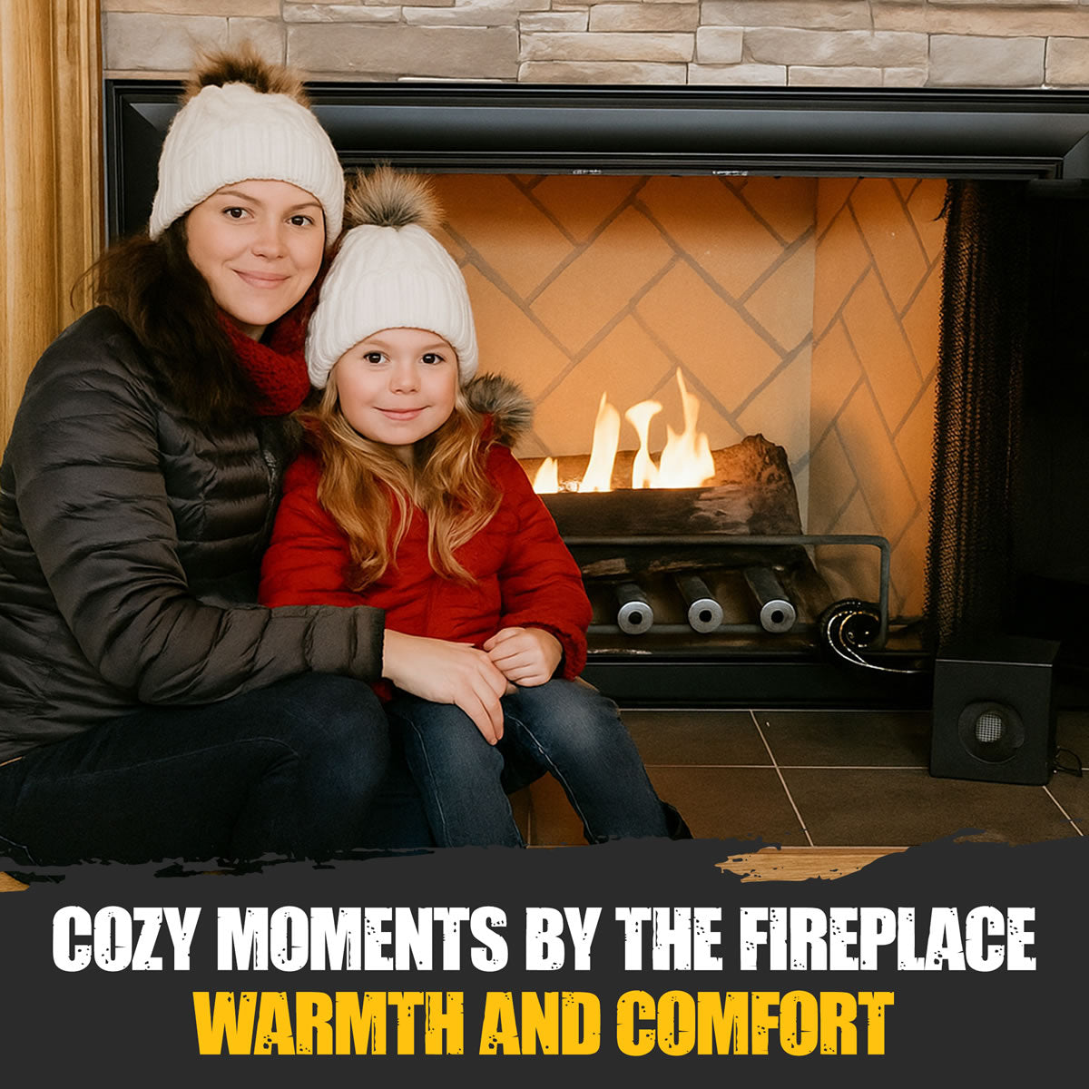 Spitfire Fireplace Heater - 4 Tube w/ Blower
